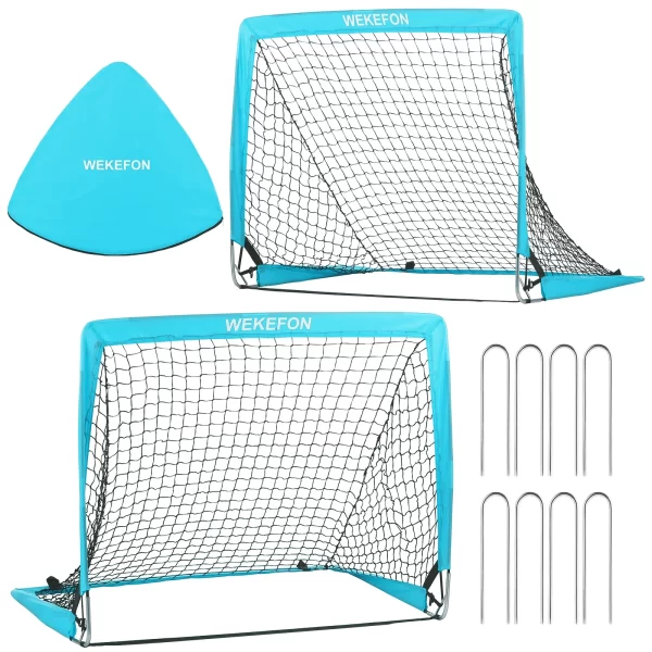 Soccer Goal Kids Soccer Net for Backyard Set of 2 - Image 8