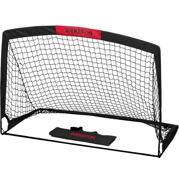 Soccer Goal 5' x 3.1' Portable Soccer Net with Carry Bag for Backyard - Image 7