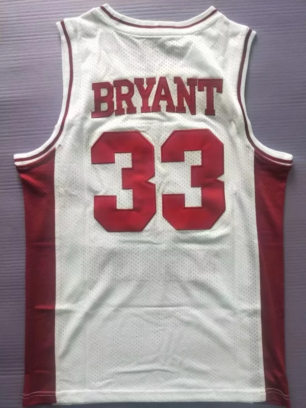 Lower Merion Men's Maroon High School Retro basketball Jersey - Image 2