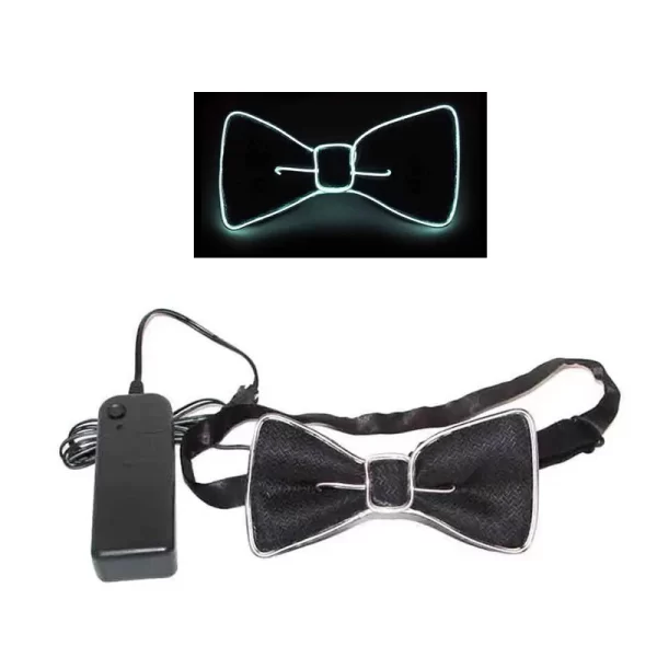 Light Up Men's Led Suspenders Bow Tie Perfect For Music Suspenders Illuminated Led Festival Costume Party - Image 9