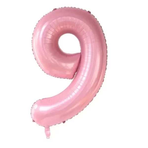Disney 40 inch pearl pink pearl blue numeral slim body American version aluminum film balloon birthday party decoration - Image 12