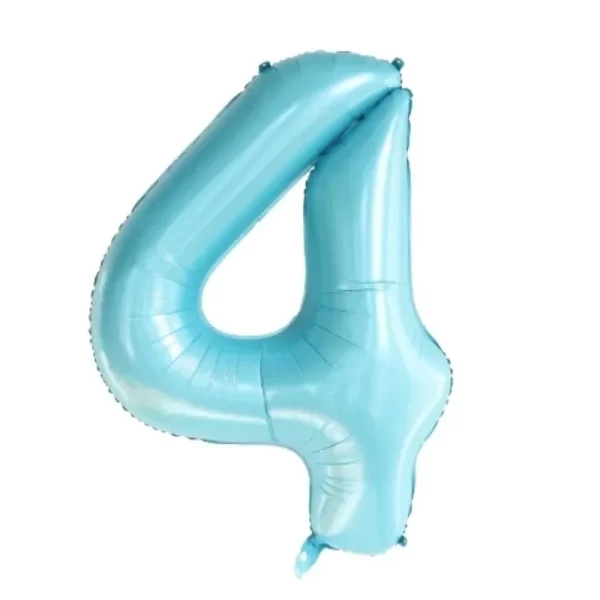 Disney 40 inch pearl pink pearl blue numeral slim body American version aluminum film balloon birthday party decoration - Image 10