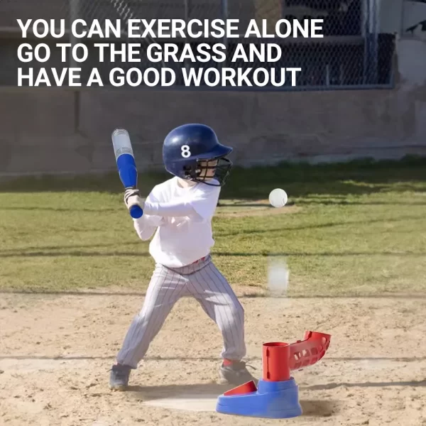 PINJIAN Baseball Bat Kids Set Toy Children Foam Plaything Cricket Sports Toddler Outdoor T Toys Game Kit Practice Beach Safe Tee - Image 6
