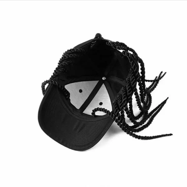 Summer Unisex Lady Men Baseball Cap Hat With Dreadlocks Wig Hip-Hop Punk Dirty Hair Braid Visors Hats - Image 5
