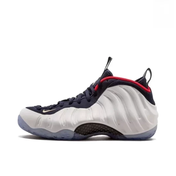 Nike Air Foamposite One White Black Red Classic Fashion Anti-Slip Breathable Men Retro Basketball Shoes Street Walking Sneakers - Image 10